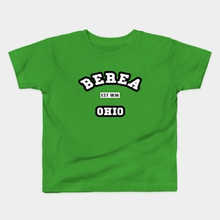 🏹 Berea Ohio USA Strong, Established 1836, City Pride Kids T-Shirt